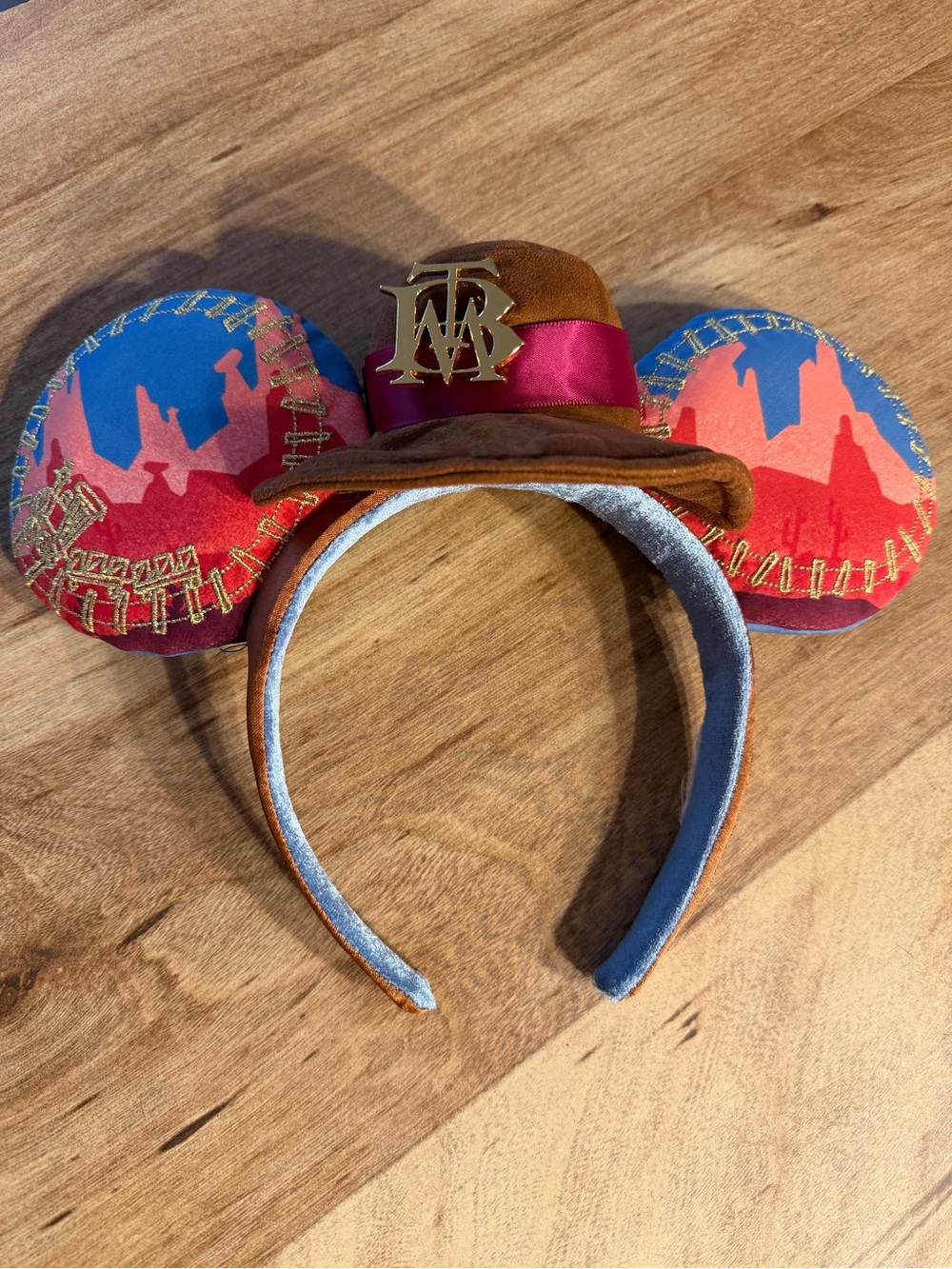 WDW 50th Big Thunder Mountain Railroad Mickey Ears Headband Walt Disney World